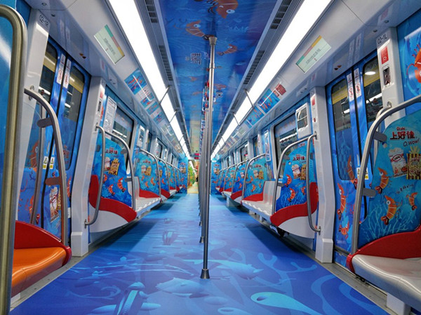 地鐵品牌列車(chē)廣告