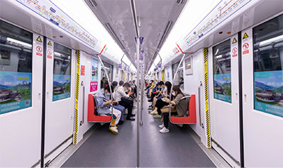 杭州地鐵2/4/5號(hào)線品牌列車(chē)廣告