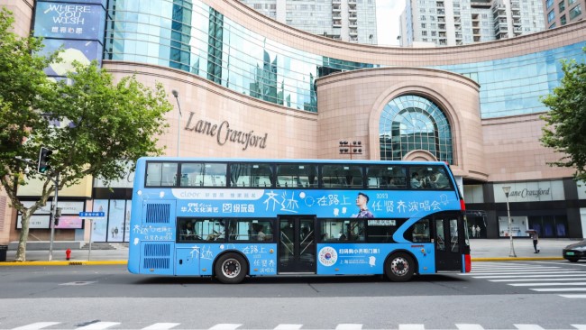 上海雙層觀光車身外車貼巴士廣告投放，上海公交車廣告價(jià)格